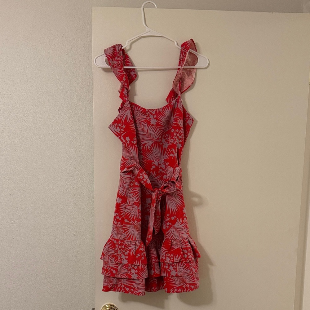 Likely Red and Pink Patterned Dress